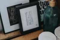 Various framed pictures and images