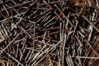Pile of old nails