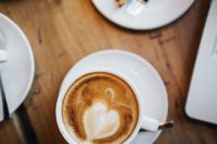 Coffee with Heart Shape