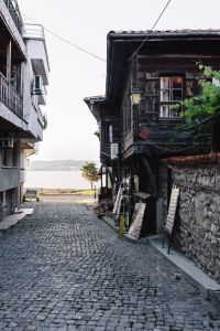 Kaboompics - Narrow streets with old houses in the old town Nessebar, Bulgaria