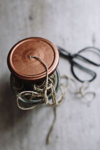 A jar of thread