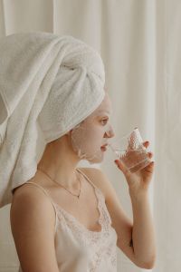 Kaboompics - Young Woman Wearing a Sheet Mask on Her Face