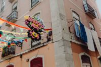 Kaboompics - Streets decorated for the Saint Anthony Feast in Bairro Alto, Lisbon, Portugal