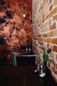 Kaboompics - Brick wall in the restaurant