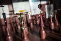 Kaboompics - Array of corkscrews at an art exhibition