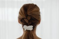 Kaboompics - French braid - fabric hair band
