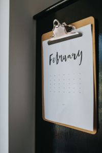 Kaboompics - February calendar