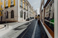 Kaboompics - Famous vintage yellow 28 tram on street of Lisbon, Portugal