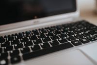 Kaboompics - Closeup of a laptop keyboard