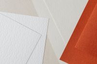 Paper textures - beige - white - orange