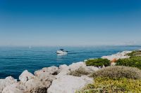 Kaboompics - View from the rocky coast at the Adriatic Sea in the town of Izola, Slovenia