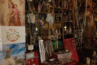 Kaboompics - Religious Shop Display With Rosaries and Devotional Items