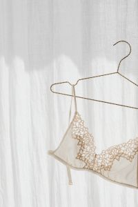 Kaboompics - Beige lace bra with underwire