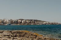 View of the city Buġibba - a zone within St. Paul's Bay in the Northern Region