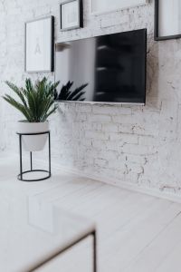 Kaboompics - Living Room With Scandi Interior Design, Un'common Marble Table