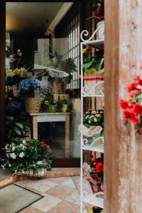 Flower shop in Castelfranco Veneto, Italy