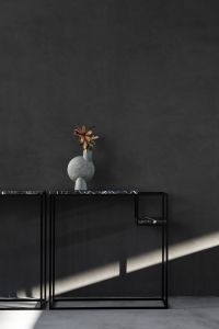 Dark mood aesthetics - furniture - black wall