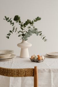 Kaboompics - Simple Easter Table and Decorations - Neutrals - Earthy Tones and Textures