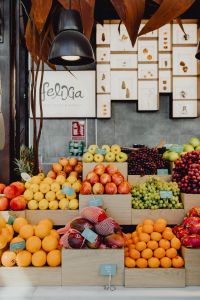 Kaboompics - A fresh fruit assortment displayed at San Miguel Market