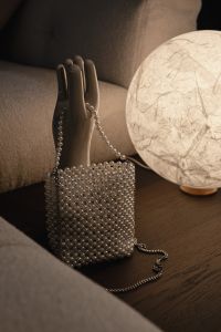 Handbag made of pearls - Groppi Moon