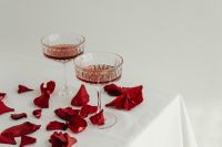 Chic Romance - Elegant Red-Themed Lifestyle & Celebratory Moments Free Stock Images
