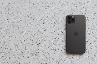 Kaboompics - Apple iPhone 11 Pro on terrazzo
