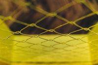 Kaboompics - Close-ups of yellow wire netting