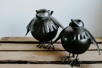 Kaboompics - Little black birds decoration