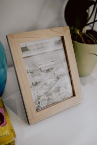 Kaboompics - Small wooden frame