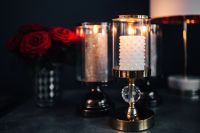 Kaboompics - Gold Lanterns with Red Roses