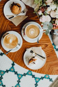 Kaboompics - Delicious coffee & dessert in the Beza café in Lodz, Poland