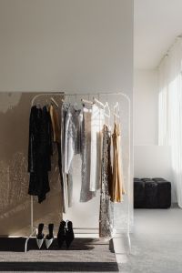 Party Essentials - Detail of Glittering Fabrics for New Year's Eve - Silver Sequins and Gold Satin