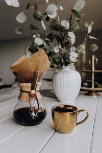 Chemex Coffee Maker with Gold Cup