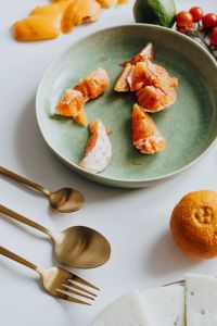 Kaboompics - Orange on plate