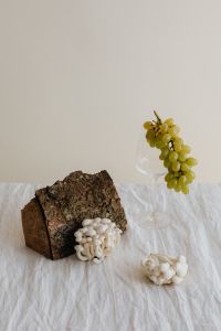Still Life Mushroom Composition - Fruit - Grapes