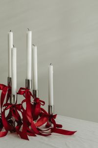 Kaboompics - The Romance of Ribbons - Bow Candle Holder