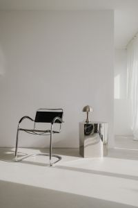 Kaboompics - Chromatic Harmony: Modern Interiors with Steel Accents and Natural Light