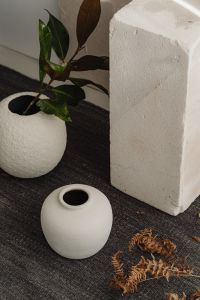 Nature and Craftsmanship - Delicate Flowers in Handmade Ceramic Vessels - Home Accessories