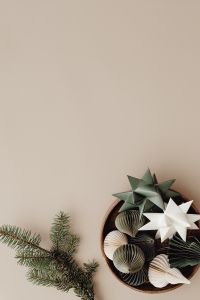 Christmas backgrounds - beige and neutral aesthetics