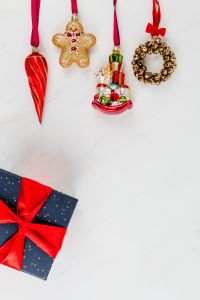 Kaboompics - Christmas background with gifts & decorations