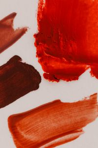 Kaboompics - Red Burgundy and Coral Lipstick Texture