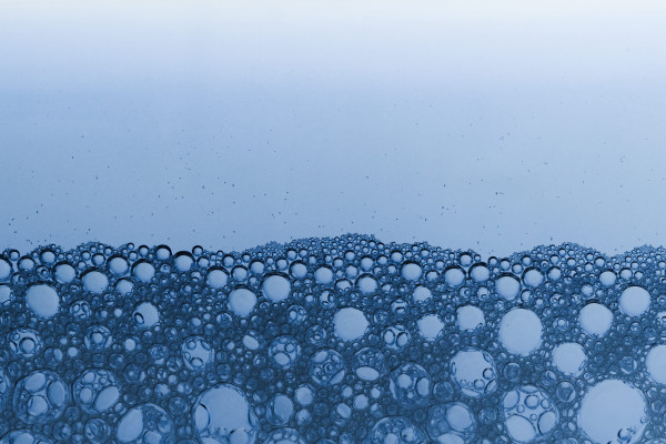 Dense Blue Soap Bubble Texture Background. Ideal for soap bubbles and ...
