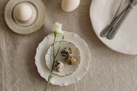 Kaboompics - Easter Delights - Spring Flowers and Minimalist Tableware
