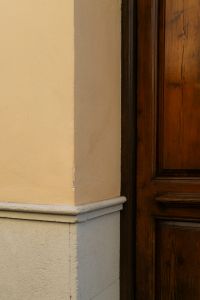 Kaboompics - Plaster Corner with Historic Wooden Door