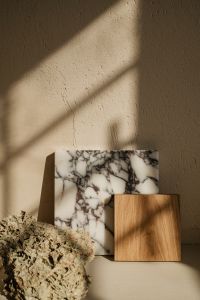 Kaboompics - Marble and Wood Blocks with Natural Stone Still Life