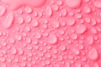 Kaboompics - Soft Pink Droplet Surface With Fine Bead Texture