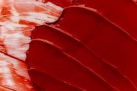 Kaboompics - Red Lipstick on White Brush Texture