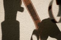 Kaboompics - Abstract Shadow With 35mm Film Strip