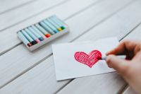 Kaboompics - Drawing of a heart