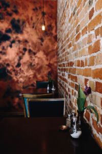 Kaboompics - Brick wall in the restaurant